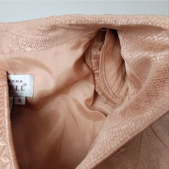 Adrianna Papell Silk Blazer Jacket Embroidered 6 - Picture 9 of 11